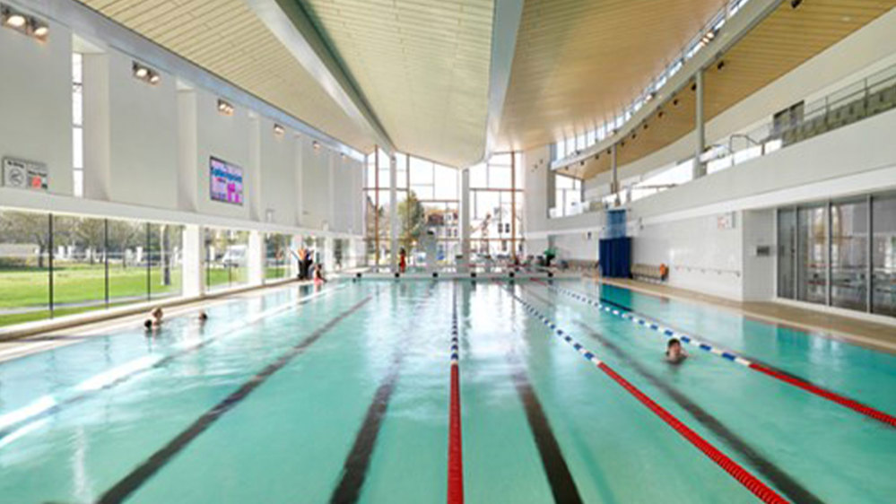 Leisure centre swimming pool